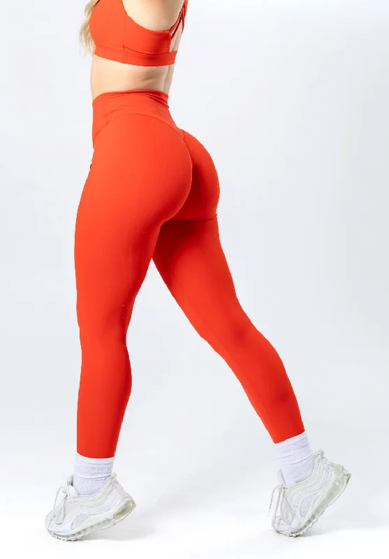 Yoga Pants for Stretch and Flexibility -RecStretch Original Sculptseam™ Plus Legging Hot Shot