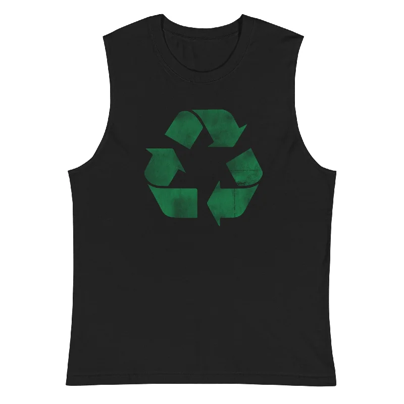 Yoga Tops for Flexibility and Recovery Poses -Recycle Muscle Tank