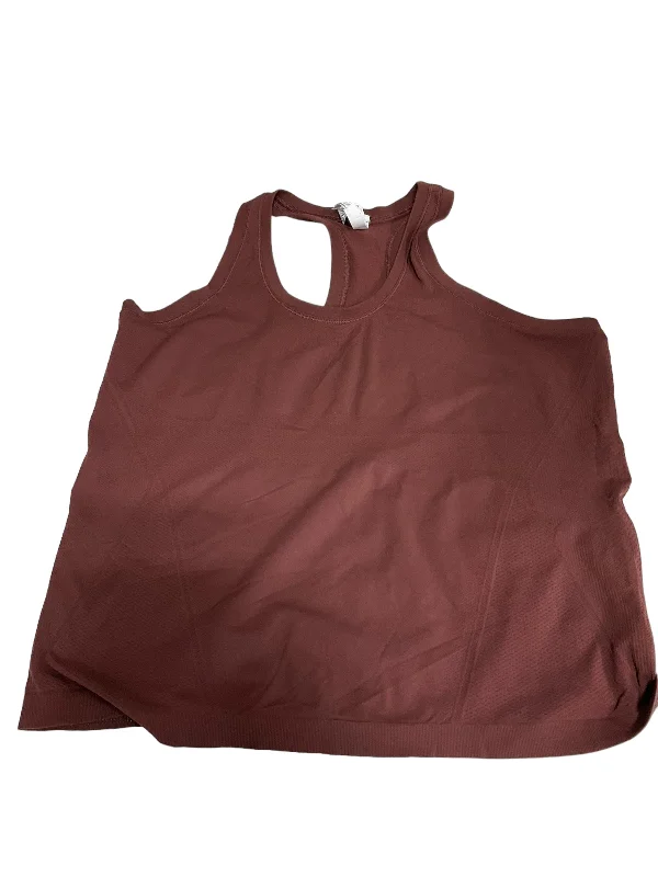Eco-Friendly Yoga Tops for Women -Red Athletic Tank Top Athleta, Size 1x