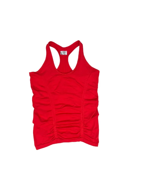 Stylish Yoga Tops for Yoga Practice -Red Athletic Tank Top Athleta, Size Xl