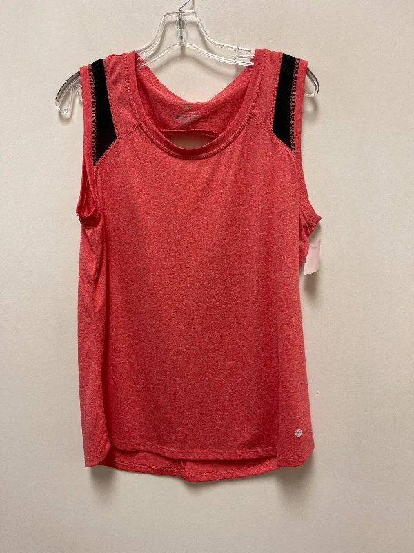 Women's Yoga Tops for Flexibility -Red Athletic Tank Top Bally, Size Xl