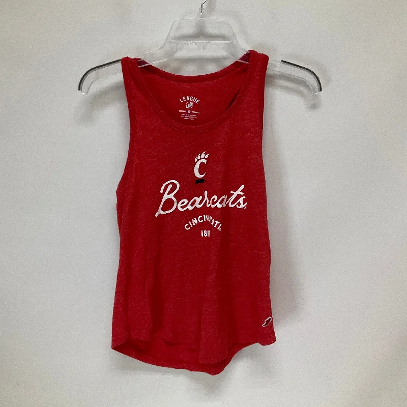Women's Yoga Tops for Every Practice -Red Athletic Tank Top Cmc, Size S