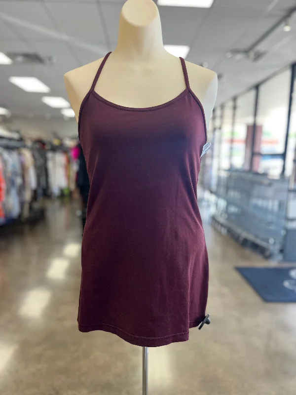 Yoga Tops for Relaxed Fit and Flexibility -Red Athletic Tank Top Lululemon, Size 8