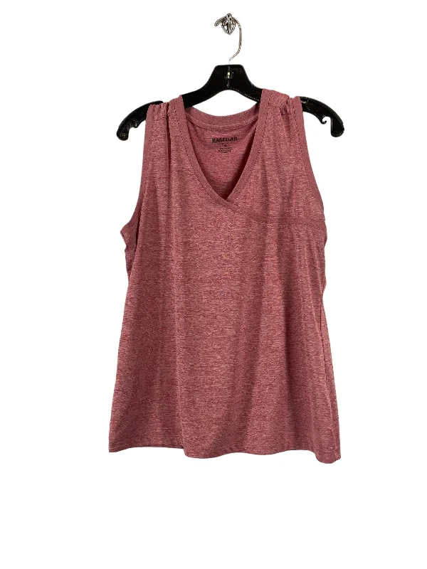 Yoga Tops for Flexibility and Balance -Red Athletic Tank Top Magellan, Size Xl