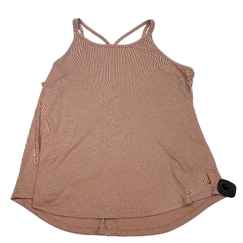 Stylish Yoga Tops for Athleisure Wear -Red Athletic Tank Top Nike Apparel, Size Xl