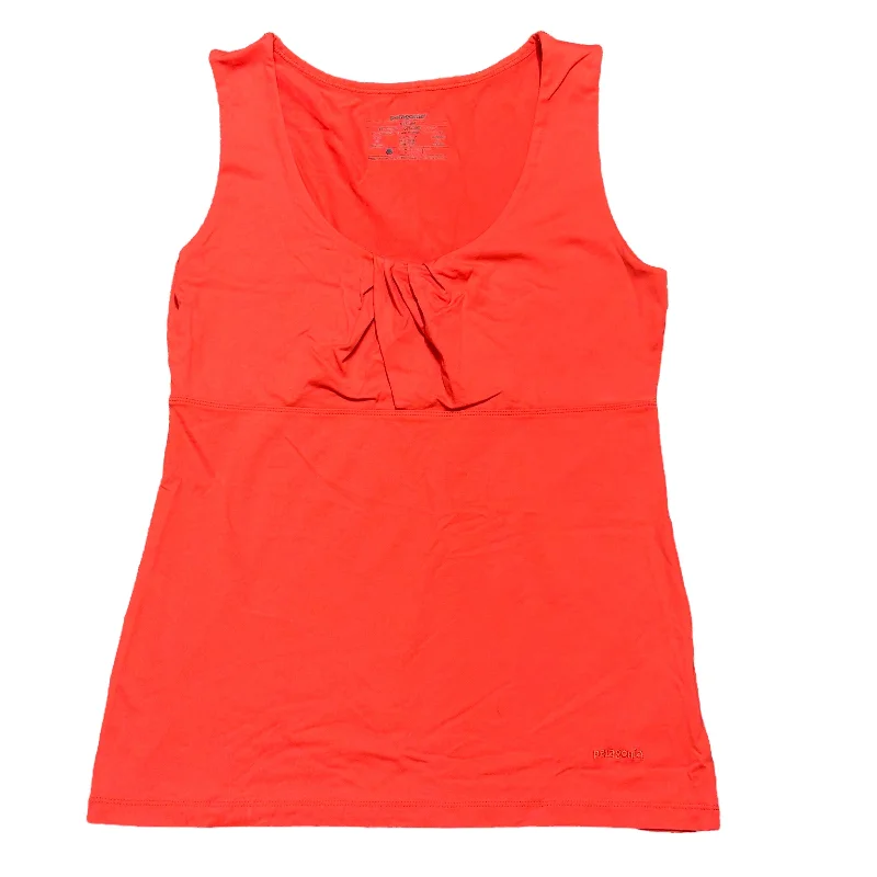 Soft and Stretchable Yoga Tops -Red Athletic Tank Top Patagonia, Size M