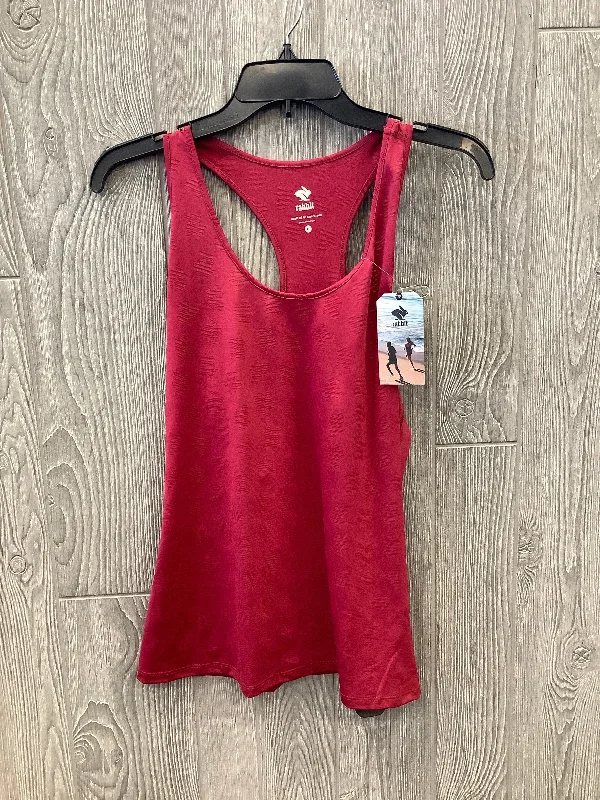 Yoga Tops for Extra Support and Comfort -Red Athletic Tank Top Rabbit, Size Xl