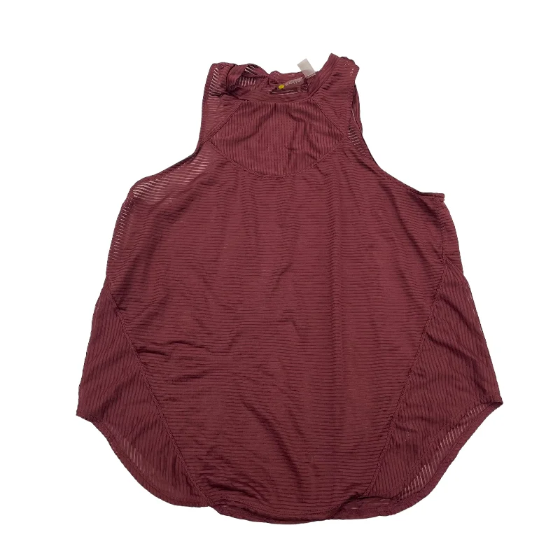 Comfortable Yoga Tops for Every Pose -Red Athletic Tank Top Zella, Size M