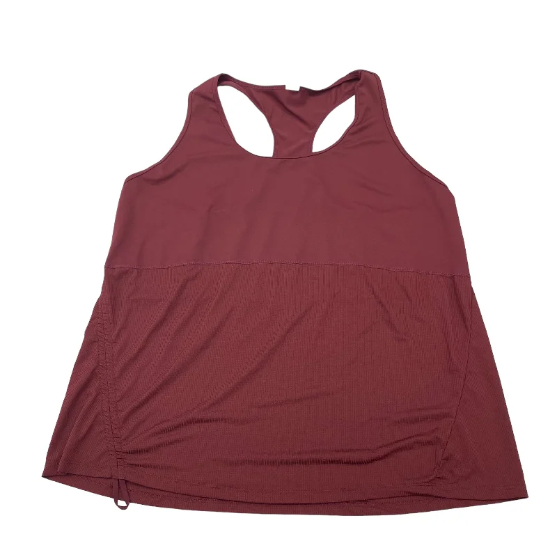 Comfortable Yoga Tops for Every Workout -RED FABLETICS ATHLETIC TANK TOP, Size 3X
