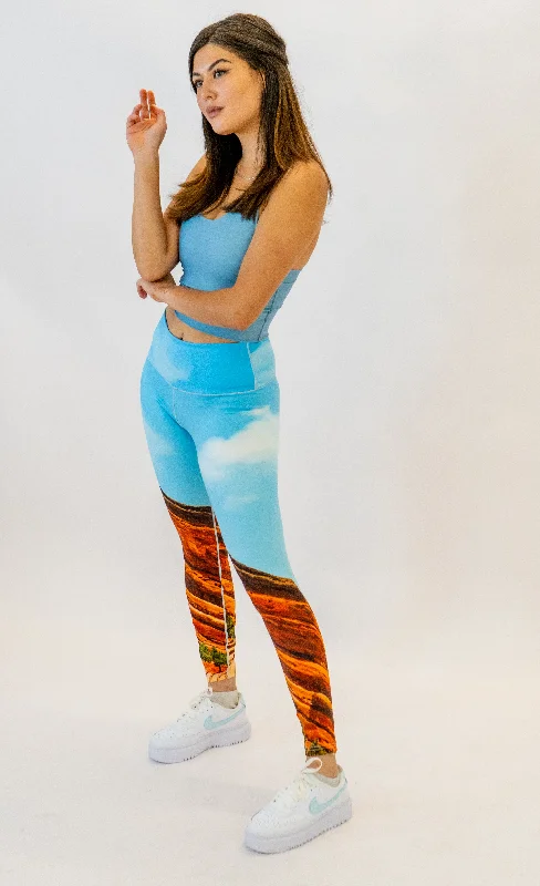 Affordable Yoga Pants for Daily Wear -Red Rocks Daytime Yoga Pants