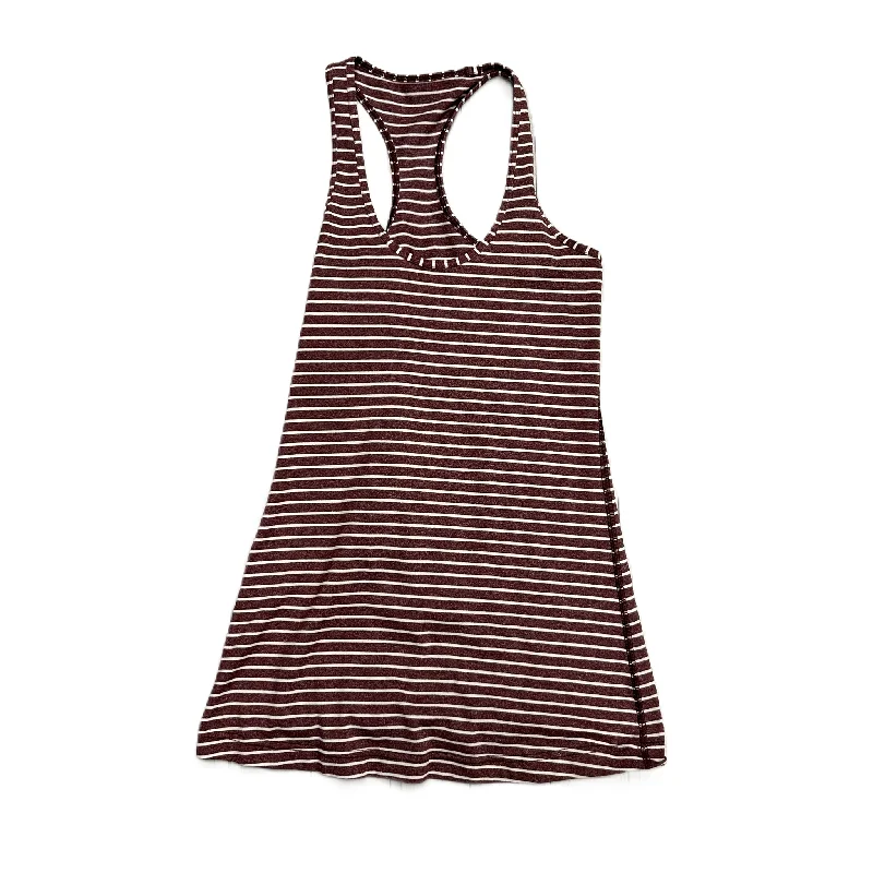 Zip-Up Yoga Tops for Women -Red & White Athletic Tank Top By Lululemon, Size: S