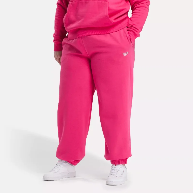 High-Waisted Yoga Shorts for Comfort and Style -Reebok Identity Small Logo Fleece Joggers (Plus Size) High-Waisted Yoga Shorts for Comfort and Style -Reebok Identity Small Logo Fleece Joggers (Plus Size)