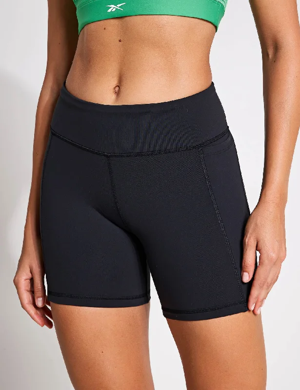 Yoga Shorts for Comfortable Workouts -Lux Booty Shorts - Black