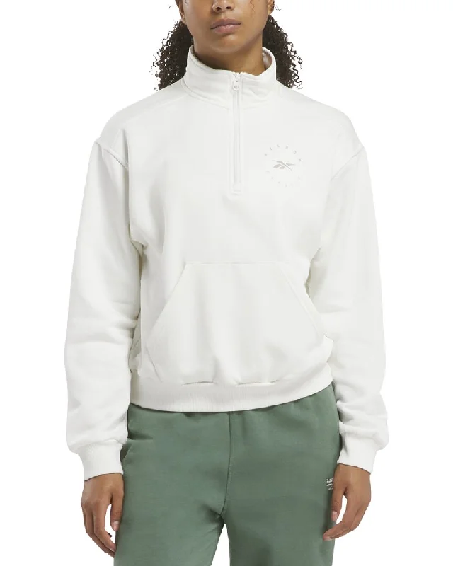 Comfortable Yoga Tops for Yoga and Pilates -Reebok Q3 Ide Fleece Midlayer