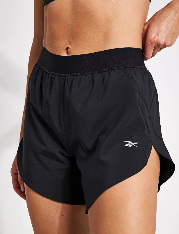 Yoga Shorts for Comfort and Stability -Running 2-in-1 Short - Night Black