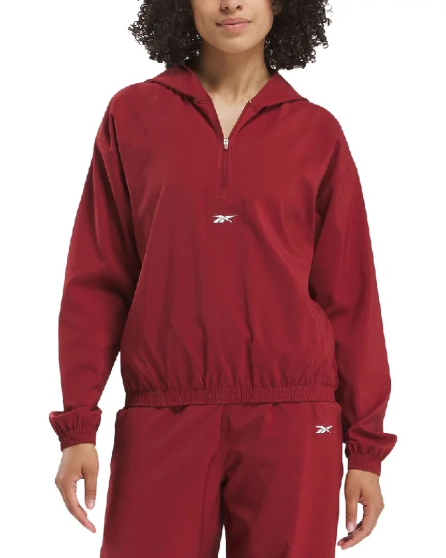 Yoga Shorts for Warm Weather Yoga Practice -Reebok Train Woven Jacket