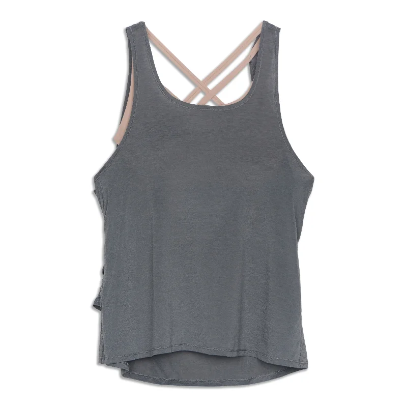 Yoga Tops for All-Day Wear -Reenergized 2-In-1 Tank Top - Resale
