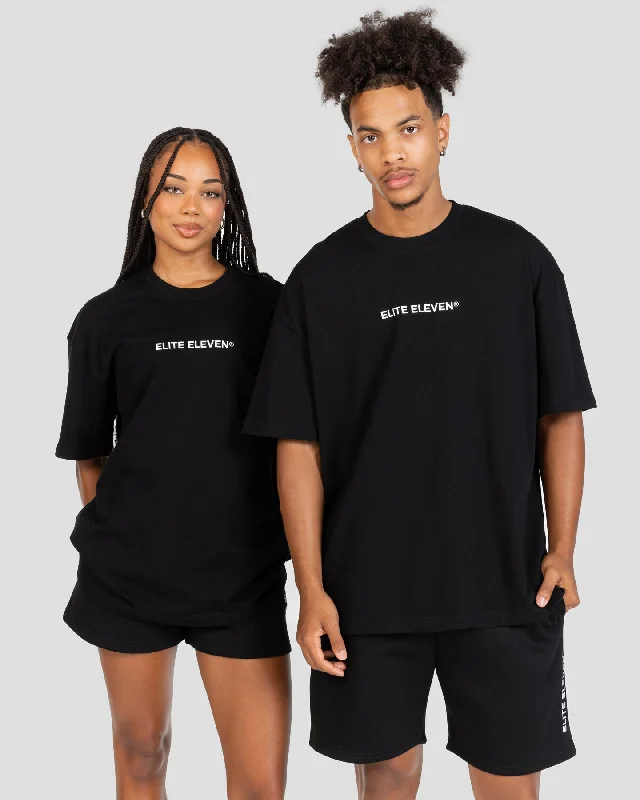 Yoga Tops for Daily Wear and Practice -Registered Tee - Black