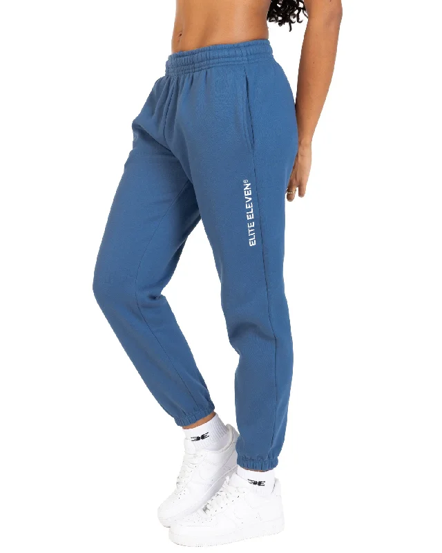 Ultra-Stretch Yoga Pants -Registered Trackpants - Mid Blue