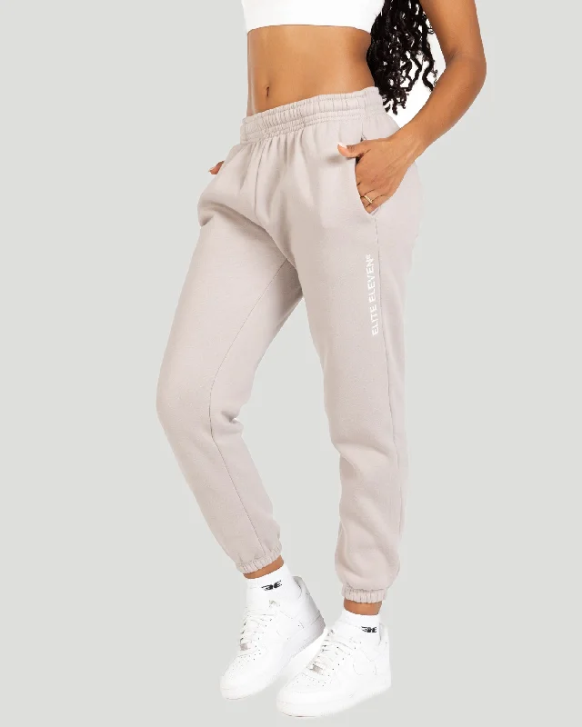 Yoga Pants for Intense Practice -Registered Trackpants - Taupe