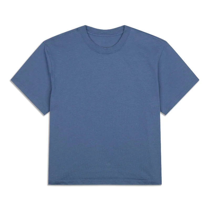 Yoga Tops for Flexibility and Ease -Relaxed-Fit Jersey T-Shirt - Resale