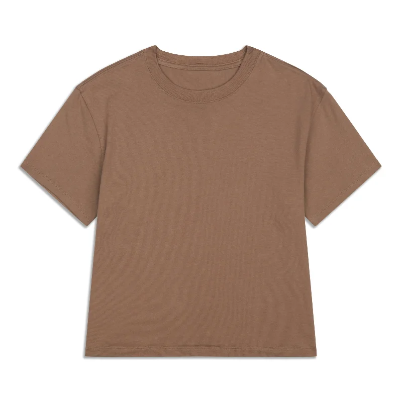 Performance Yoga Tops for Flexibility -Relaxed-Fit Jersey T-Shirt - Resale