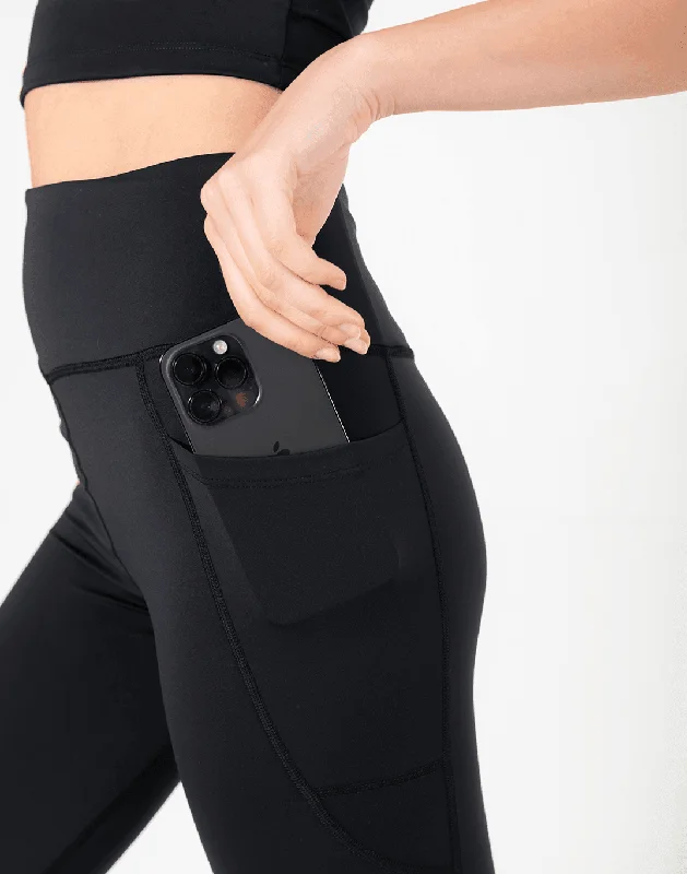 Yoga Bar with Maca Root for Endurance -Relentless Legging in Black