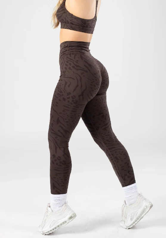 Comfortable Yoga Pants with High Waistband -Reluna Crossover Sculptseam™ Legging Savana