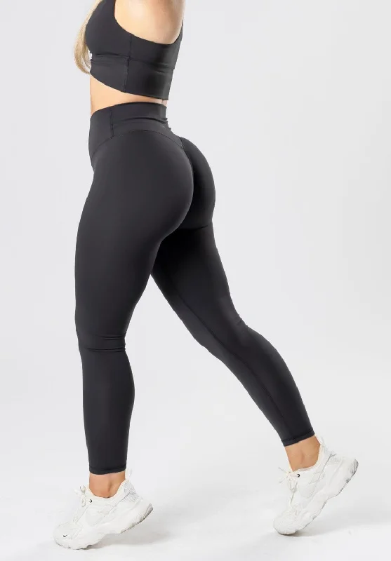 Supportive High-Waisted Yoga Pants -Reluna Original Sculptseam® Plus Legging Black