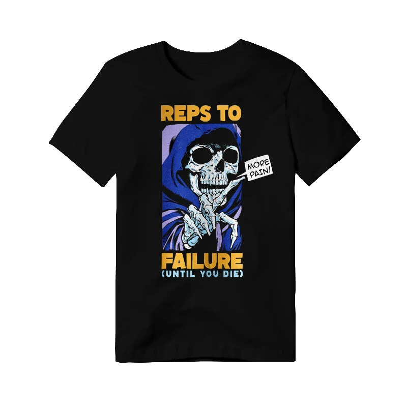 Yoga Tops for Hot Summer Days -REPS TO FAILURE *PREMIUM OVERSIZED TEE*