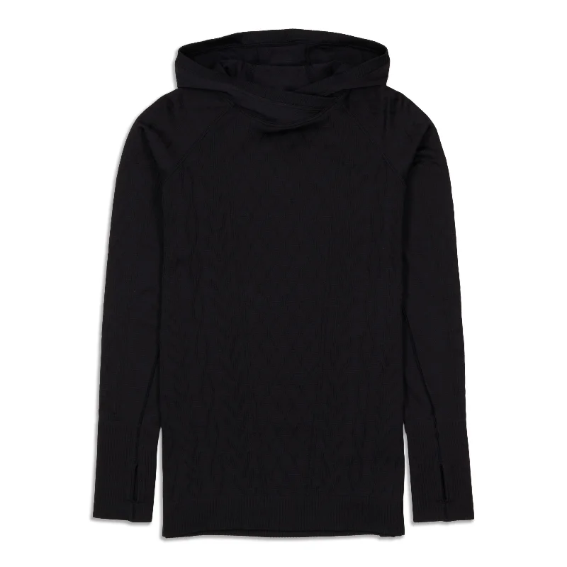 Yoga Tops for Deep Flexibility Movements -Rest Less Hoodie - Resale