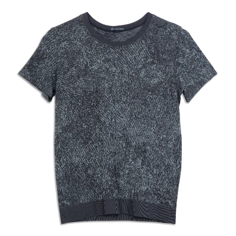 Women's Yoga Tops for Low-Impact Exercises -Rest Less Short Sleeve Shirt - Resale