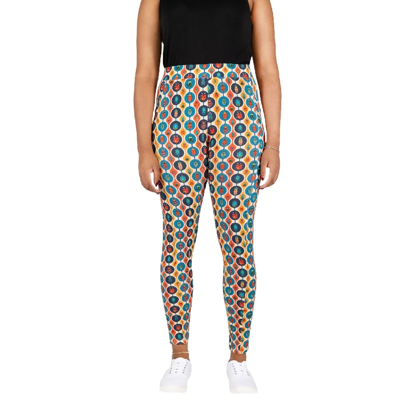 Yoga Pants for Building Muscle Strength -Retro Bugs Adults Leggings with Pockets [FINAL SALE]