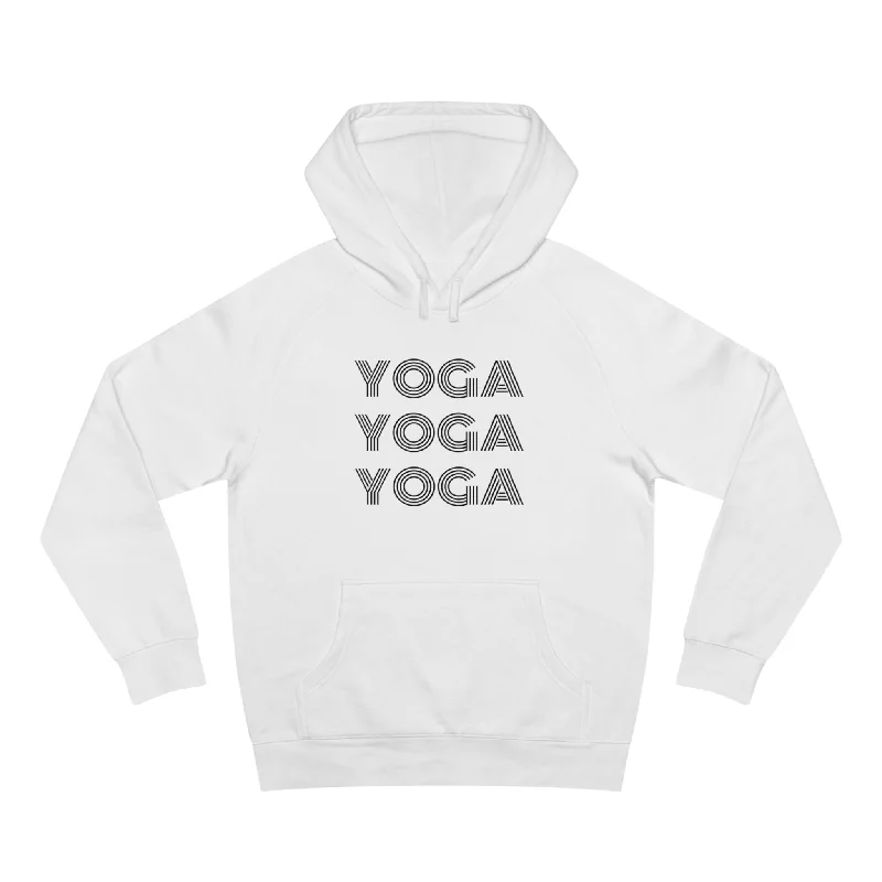 Yoga Tops for Studio Practice -Retro Yoga Unisex Hoodies