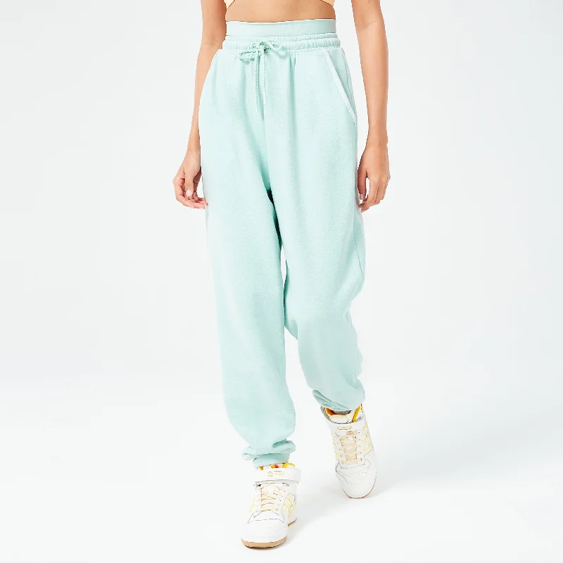 Plus Size Yoga Pants -Retrograde Plush Joggers - Surf Spray Marl