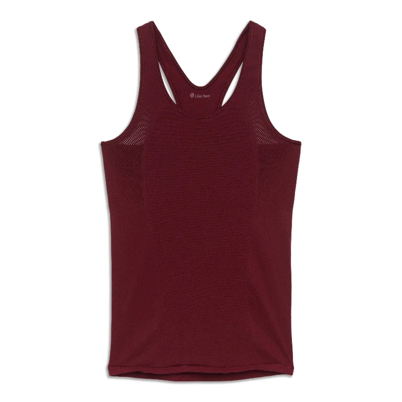 High-Cut Yoga Tops for More Coverage -Reveal Racerback Tank Top - Resale