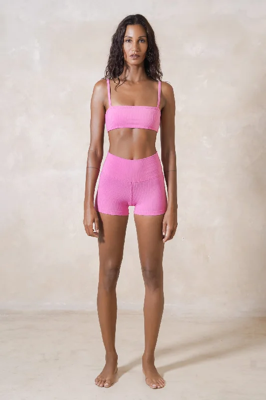 Yoga Shorts for Core Training -Rib Shorts