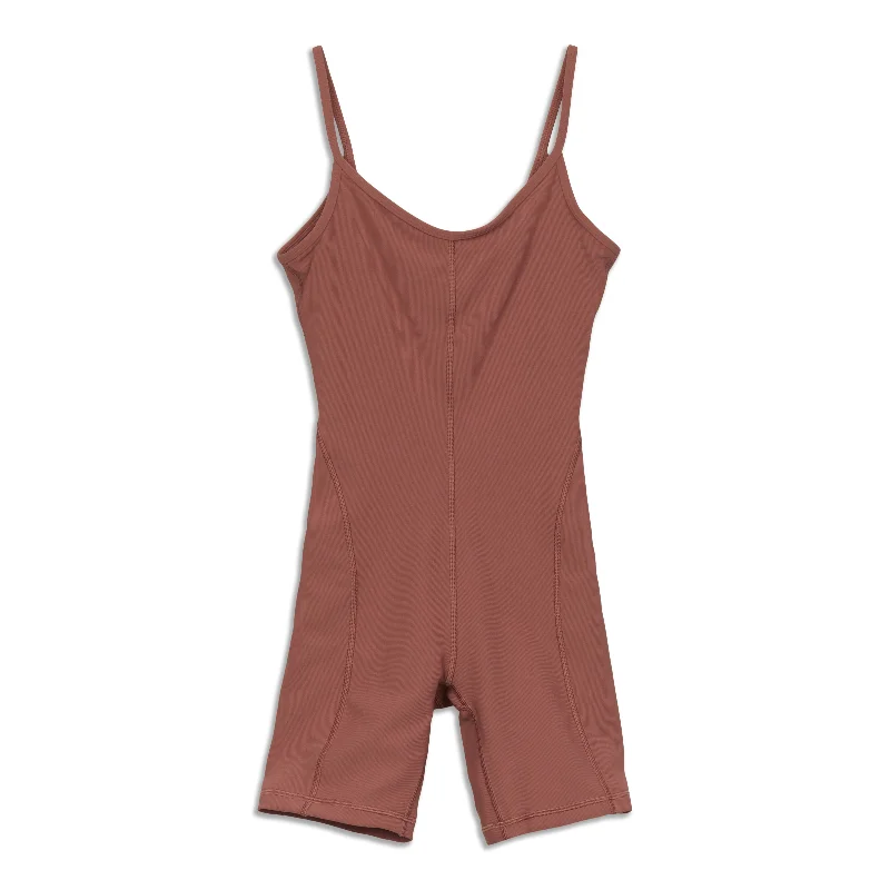 Yoga Tops for Flexibility and Comfort -Ribbed Contoured Yoga Unitard Length - Resale