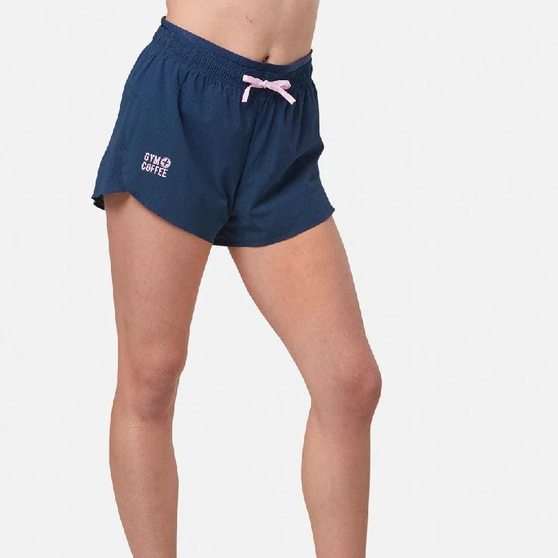 Yoga Shorts for Increased Flexibility -Ripstop Shorts in Petrol Blue