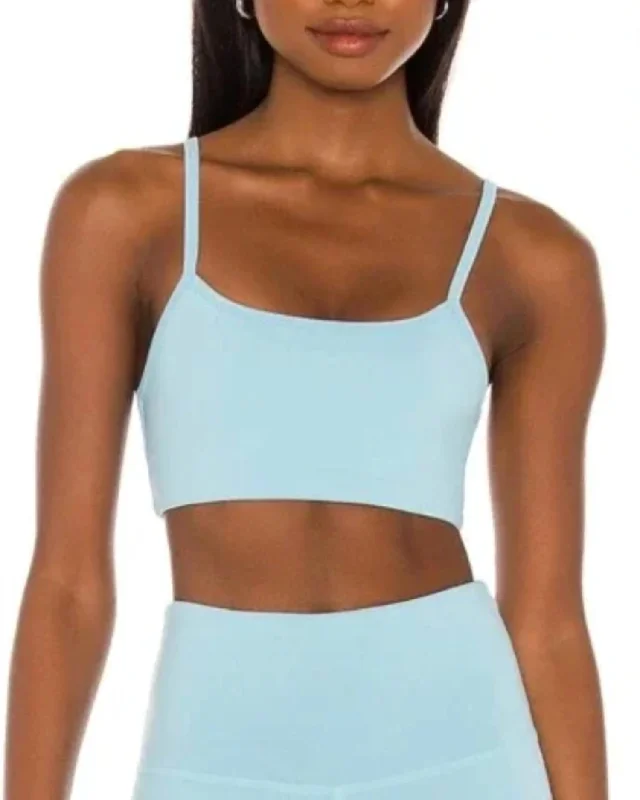 Yoga Shorts for Flexibility and Stability -Rocky Bra In Blue Oasis