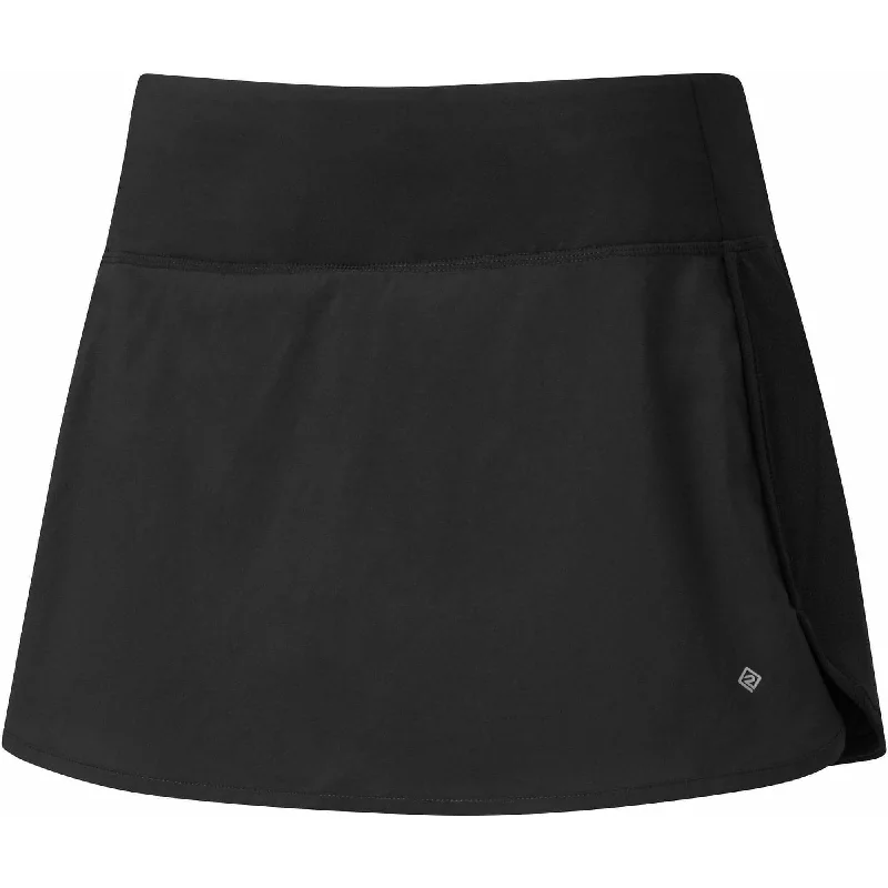 Soft Yoga Shorts for Easy Movement -Ronhill Life Womens Running Skort - Black