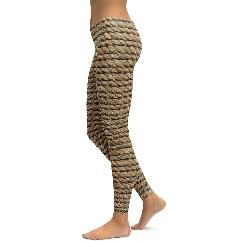Yoga Pants for Stability -Rope Leggings