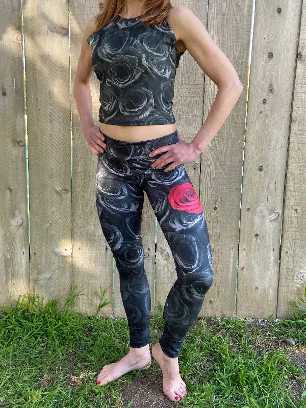 Affordable Yoga Pants for Fitness -Rose (Rose Set) Leggings