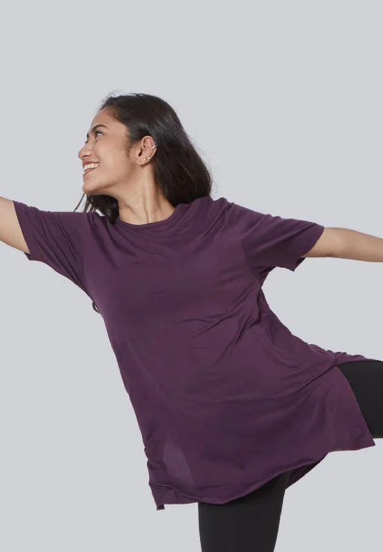 Women's Yoga Tops with Long Sleeves for Coverage -Breezy Kur-Tee