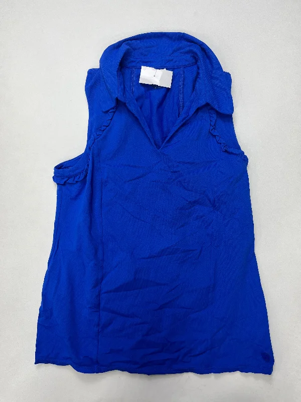 Soft and Comfortable Yoga Tops -Royal Blue Athletic Tank Top Lilly Pulitzer, Size M