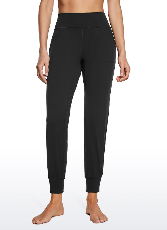 Stretchable Yoga Shorts for Deep Poses -Butterluxe High Waisted Joggers 27"