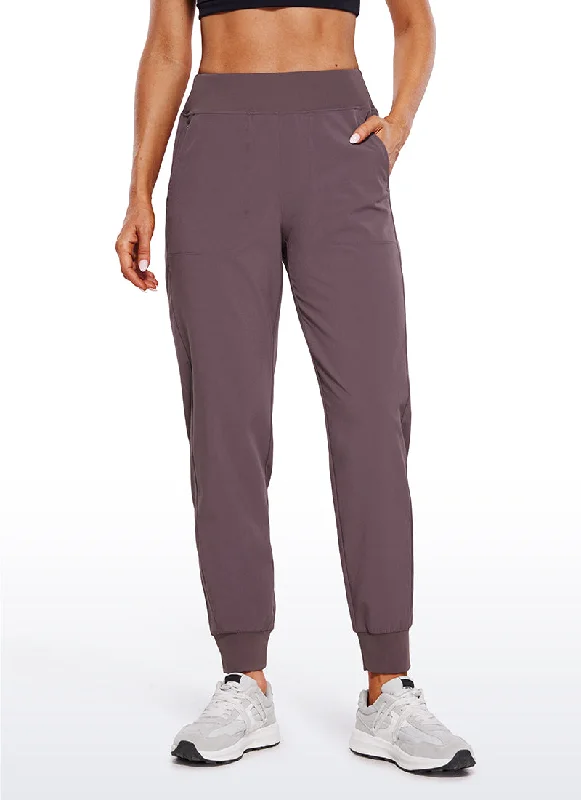 Yoga Shorts for Comfortable Daily Use -Feathery Fit High Rise Joggers with Pockets 27.5'' Yoga Shorts for Comfortable Daily Use -Feathery Fit High Rise Joggers with Pockets 27.5''
