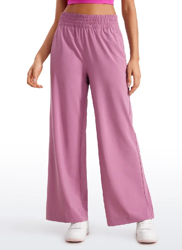 Yoga Shorts for Increased Flexibility -Feathery-Fit Soft High Rise Wide Leg Pants with Pockets 30" Yoga Shorts for Increased Flexibility -Feathery-Fit Soft High Rise Wide Leg Pants with Pockets 30"