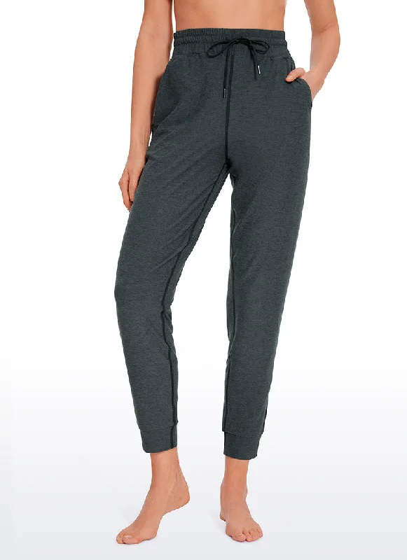 Yoga Shorts for Flexibility and Recovery Training -Soft Heather Sweatpants Jogger 26'' Yoga Shorts for Flexibility and Recovery Training -Soft Heather Sweatpants Jogger 26''