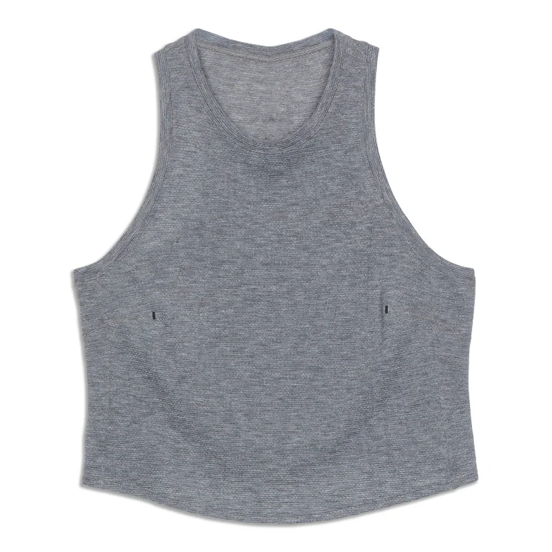 Yoga Tops for Studio and Gym Workouts -Run And Train Racerback Tank Top - Resale